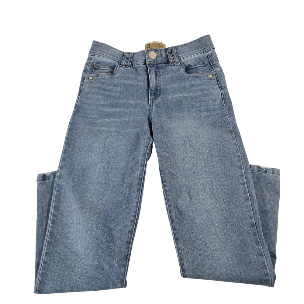 Democracy Ab Solution Skinny Jeans Light Wash Raw Hem Blue Size 4 B298N3PKXX‎
